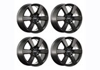 F-150 2015-2020 20" X 8.5" SIX SPOKE WHEEL SET WITH TPMS KIT - MATTE BLACK Main Image
