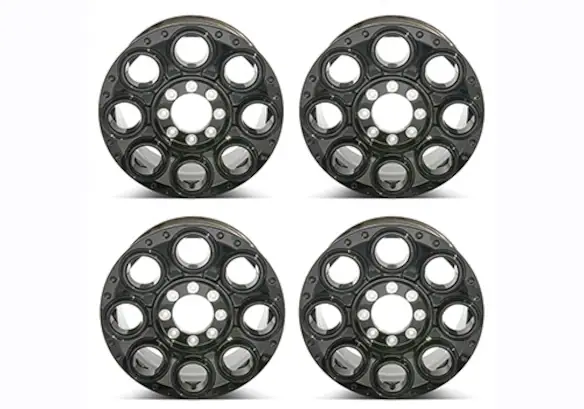2023-2024 SUPER DUTY 20" X 8" CALIBER WHEEL KIT - GLOSS BLACK Main Image
