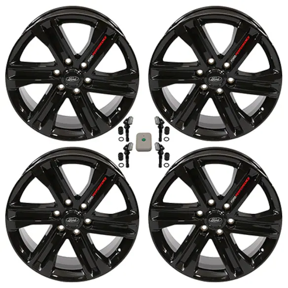 F-150 2015-2023 20"X8.5" GLOSS BLACK WHEEL KIT Main Image