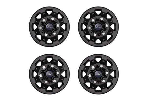 2022-2025 TRANSIT 16"x6.5" WHEEL KIT - MATTE BLACK Main Image