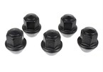 M12 x 1.5 Black Lug Nut Wheel Kit of 5 Main Image