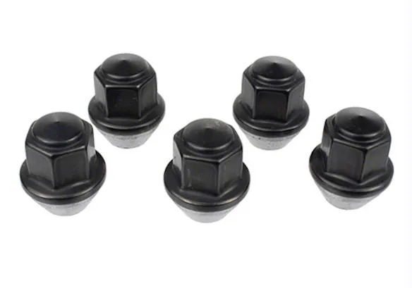 M12 x 1.5 Black Lug Nut Wheel Kit of 5 Main Image