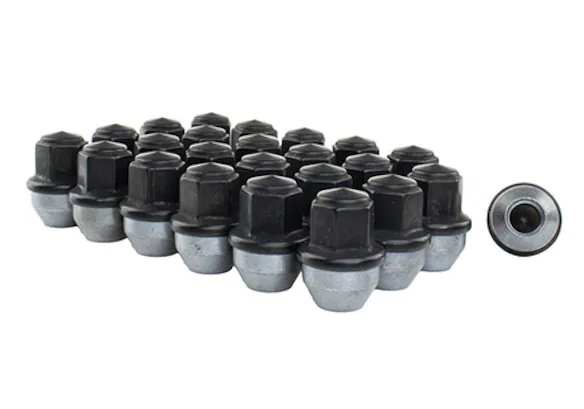 M14x1.5 Black Lug Nut Vehicle Kit of 24 Main Image