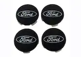 Ford Truck/SUV Black and Chrome Wheel Center Cap Kit Main Image