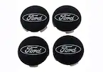 Ford Truck/SUV Black and Chrome Wheel Center Cap Kit Main Image