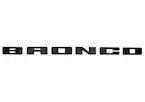 Bronco 2021+ Black Grille Lettering Overlay Kit Main Image
