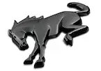 BRONCO REAR EMBLEM - MATTE BLACK Main Image