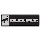 G.O.A.T Black/Chrome Badge Main Image
