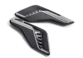 2021-2025 F-150 RAPTOR CARBON FIBER FENDER VENT SET - GLOSS