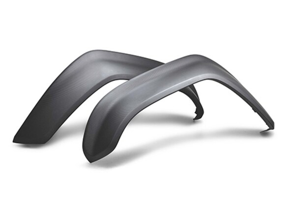2022-2025 BRONCO RAPTOR CARBON FIBER FRONT FENDER FLARE SET-MATTE Main Image