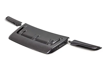 2021-2025 F-150 RAPTOR CARBON FIBER HOOD VENT & TRIM - GLOSS