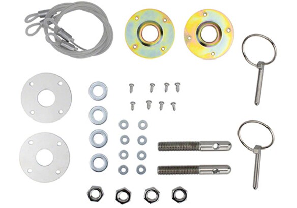 Mustang 1964-2004 Hood Latch and Pin Kit Main Image