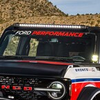 Bronco 2021-2023 Ford Performance Bronco White/Red Windscreen Banner Main Image