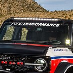 Bronco 2021-2023 Ford Performance Bronco White Windscreen Banner Main Image