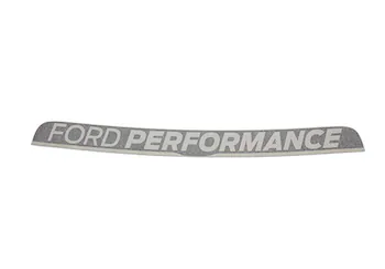 MUSTANG WINDSHIELD BANNER - WHITE