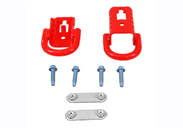 F-150 2015-2023 Red Tow Hook Pair Main Image
