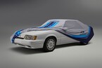 Fox Body Gray/Blue Car Cover Main Image