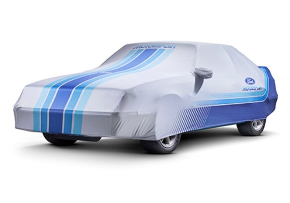FOX BODY GRAY/BLUE CAR COVER Main Image