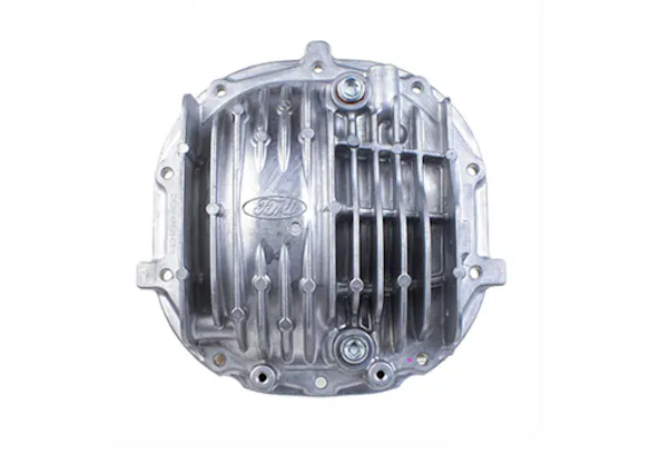 Mustang 1986-2014 8.8" Aluminum Axle Cover with Differential Cooler Ports Main Image