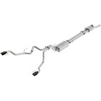F-150 Raptor 2017-2020 3.5L Cat-Back Touring Exhaust System with Black Tips Main Image