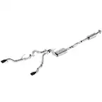 2021-2025 F-150 SPORT EXHAUST - BLACK - BUMPER EXIT Main Image