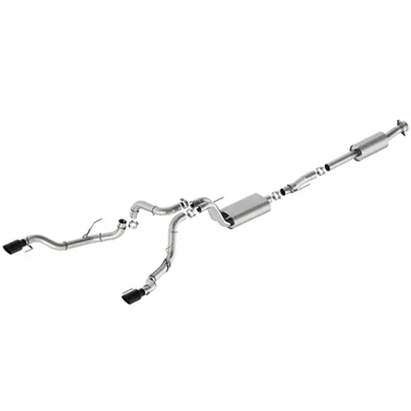 2021-2025 F-150 SPORT EXHAUST - BLACK - BUMPER EXIT Main Image