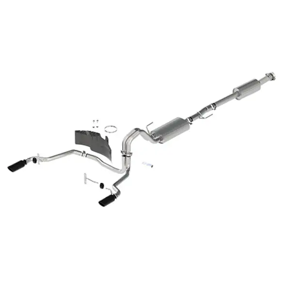 F-150 2021-2023 Black Rear Exit Touring Exhaust Main Image