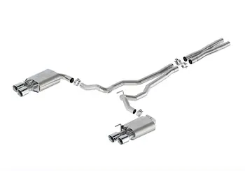 2024-2025 MUSTANG 5.0L EXTREME ACTIVE CAT-BACK - CHROME TIPS