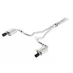 Mustang GT 2015-2017 5.0L Cat-Back Touring Exhaust System with Black Chrome Tips Main Image