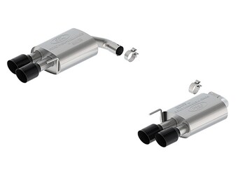 2024-2025 MUSTANG 2.3L EXTREME NON-ACTIVE AXLE-BACK W/GT VALANCE - BLACK TIP