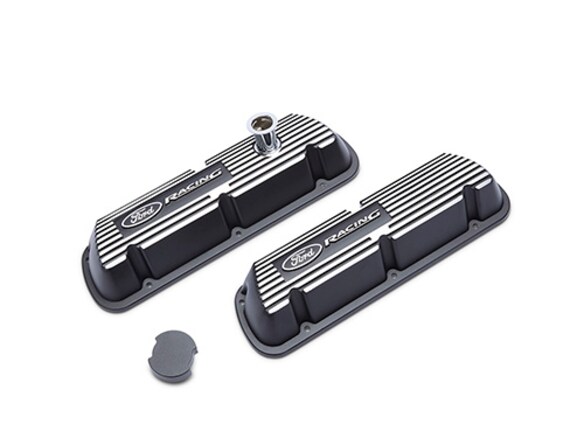 Mustang 1986-1993 Black Satin Valve Covers Main Image