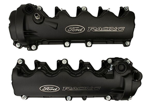 Mustang 2005-2010 Ford Racing Black Coated 3-Valve Cam Covers Main Image