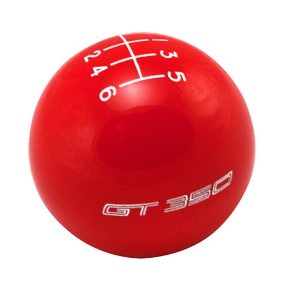 Mustang GT350 2015-2019 Ford Performance Red 6-Speed Shift Knob Main Image