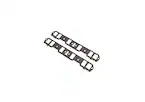Mustang 1964-1986 Graphite Intake Gasket for STD Port 302/351W Main Image