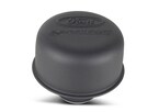 FORD RACING LOGO AIR BREATHER CAP: PUSH-ON; BLACK CRINKLE FINISH Main Image