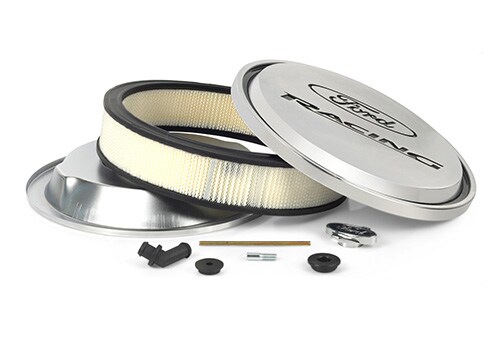 ユニオンモデル　旭号　ASAHI クラシックエアプレーンキット 2091 Mustang 1965-1995 Slant Edge Air Cleaner in Polished by Ford