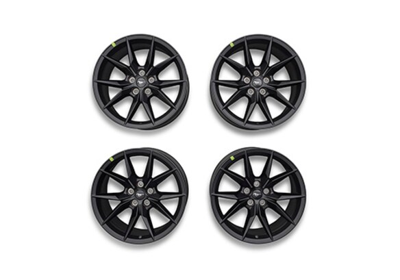 MUSTANG 19"X9.5" & 19"X10" WHEEL KIT BLACK Main Image
