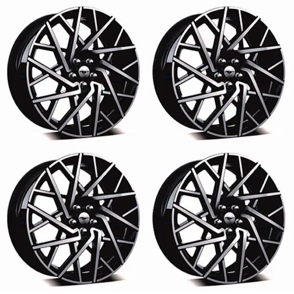 Mach-E 2021-2023 20" Machined Face Wheel Kit Main Image