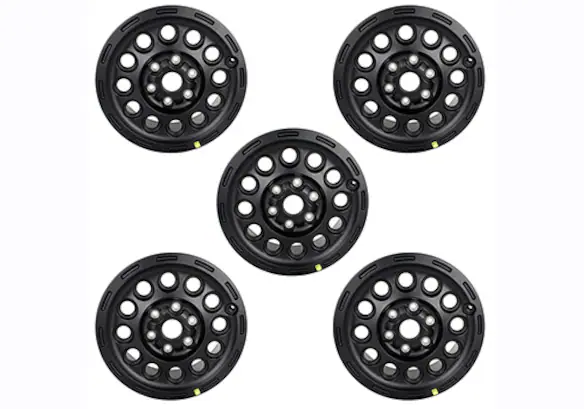 2021-2024 Bronco 17" X 8.0" Wheel Kit - Matte Black Main Image