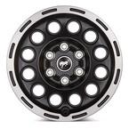 Bronco 17" X 8.0" Matte Black Machined Single Wheel Main Image