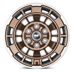 Bronco 17" X 8.5" Sinister Bronze Single Wheel Main Image