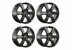 F-150 2015-2020 20" X 8.5" SIX SPOKE WHEEL SET WITH TPMS KIT - MATTE BLACK Main Image