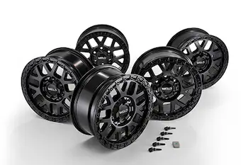 Bronco 17"X8.5" Weld Wheel Kit - Black