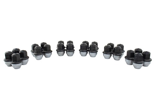 2022 XT6 | Wheel Lock and Lugnut Kit | Gloss Black | Set of 20 Lugnuts