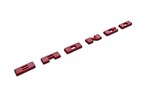 BRONCO RED GRILLE LETTERS Main Image