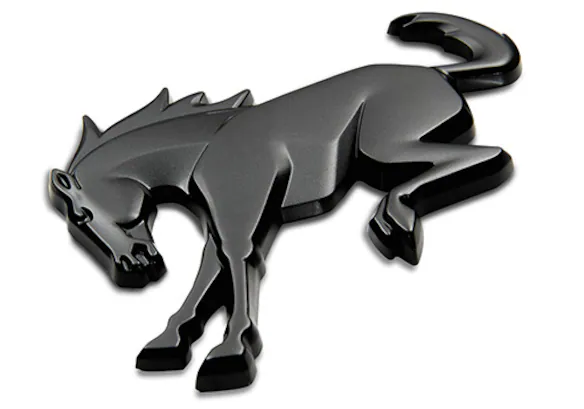 Bronco Rear Emblem - Matte Black Main Image