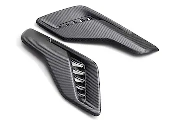 F-150 Raptor Carbon Fiber Fender Vent Set - Matte