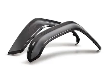 Bronco Raptor Carbon Fiber Front Fender Flare Set-Gloss