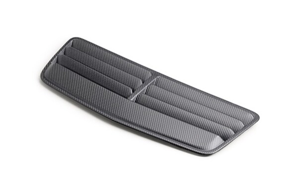 Mustang Carbon Fiber Hood Vent-Matte Main Image