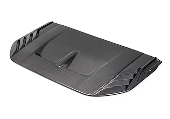 Bronco Raptor Carbon Fiber Hood Vent-Gloss